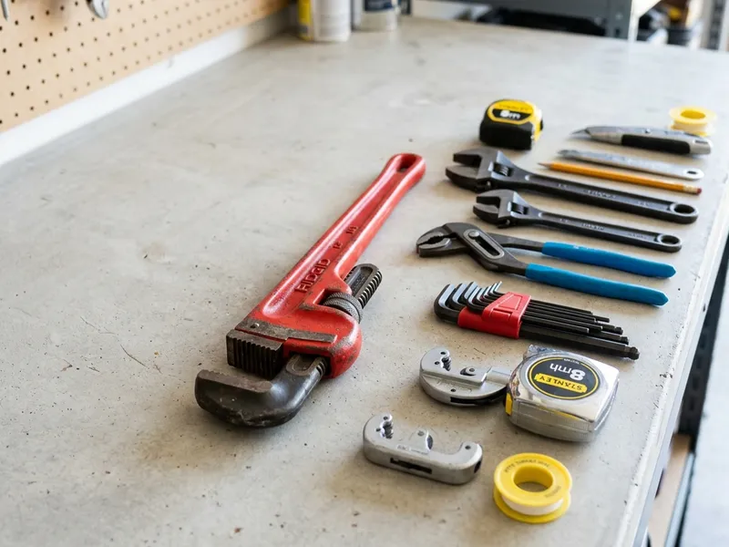 Professional plumbers in Prosperity, SC equipped with top-tier tools for residential and commercial plumbing services.